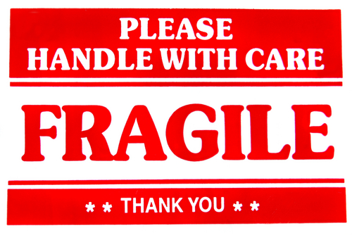 FRAGILE HANDLE WITH CARE” Stickers, Easy Peel,Self Adhesive – ProTEKgr