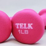 TELK Dumbbells - Neoprene Non-Slip Grip (1 lbs) - Set of 2